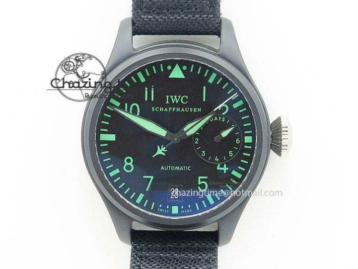 MIROTIME 0805 Aquatimer SS IW3290 RSF 1:1 Best Edition Blue Dial on Black Rubber Strap A Fashionable 7074